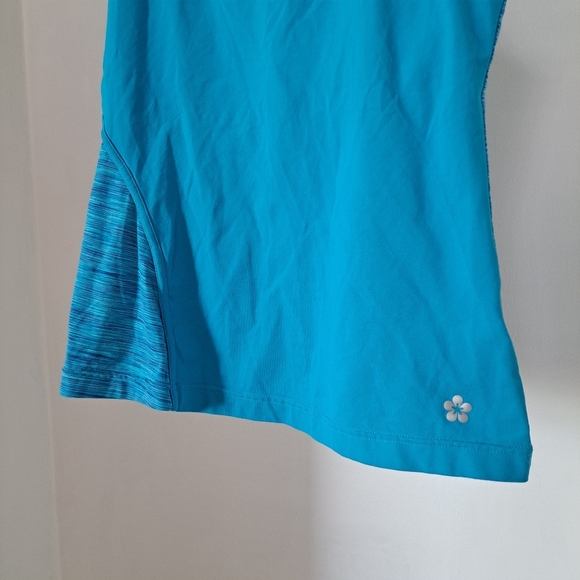 Tuff Athletics | blue woman's athletic tank top - Picture 3 of 9